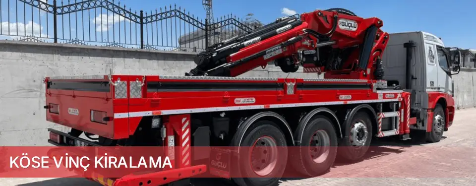 Köse İlçemi Vinç Kiralama